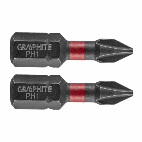Ударний біт PH1 x 25 мм, 2 шт.
