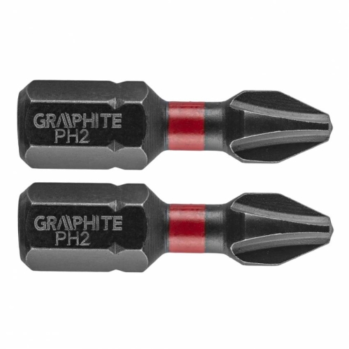 Ударний біт PH2 x 25 мм, 2 шт.