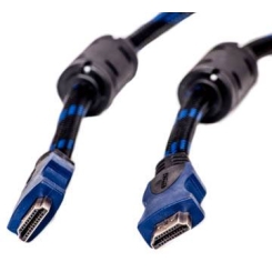 Відео кабель PowerPlant HDMI - HDMI, 10м, позолочені конектори, 1.4V, Nylon, Double ferrites
