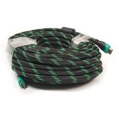 Відео кабель PowerPlant HDMI - HDMI, 20м, позолочені конектори, 2.0V, Double ferrites, Highspeed