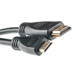 Відео кабель PowerPlant HDMI - mini HDMI, 0.5м, позолочені конектори, 1.3V