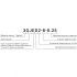 Відцентровий насос 1,1 кВт H 127 (98) м Q 55 (35) л / хв Ø 102 мм 60 м кабель посередині DONGYIN (778445)