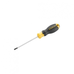 Викрутка Cushion Grip довжиною 100 мм з паралельним жалом під шліц SL 4.0 STANLEY STHT16195-0