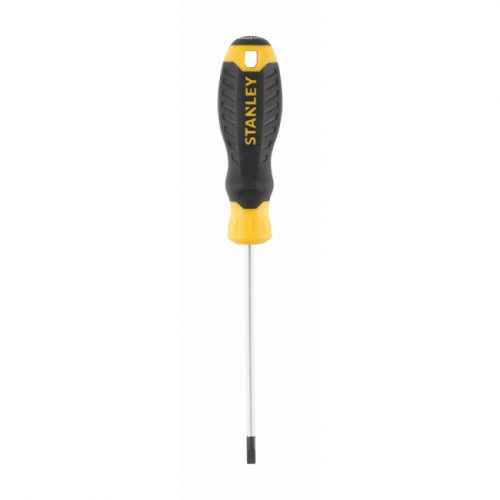 Викрутка Cushion Grip довжиною 100 мм з паралельним жалом під шліц SL 4.0 STANLEY STHT16195-0