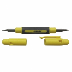 Викрутка кишенькова з двосторонніми бітами 4в1 CrV Sigma (4002181)