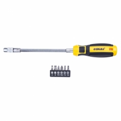 Викрутка з гнучким валом біти 6шт CrV Mega Sigma (4009721)
