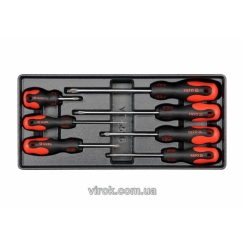 Вкладка в інструментальну шафу YATO: хрестові викрутки, 7 шт. [8]