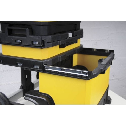 Ящик металопластмасовий Rolling Workshop, розміри 568x730x389 мм, на колесах STANLEY 1-95-621