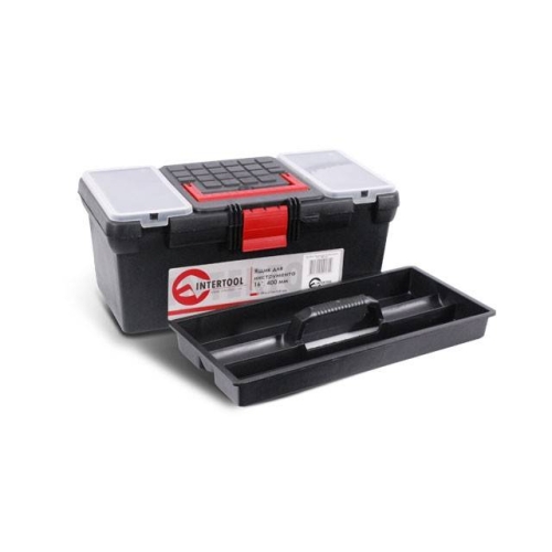 Ящик для  інструментів 16" 396 X 216 X 164 мм INTERTOOL BX-0016
