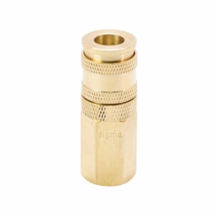 З'єднання швидкознімне посилене з фіксатором 1/4" (латунь) Sigma (7021641)