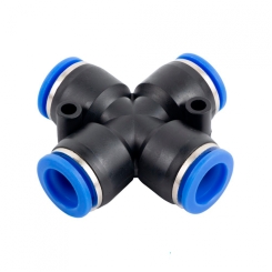 З'єднання цангове (Х-подібне) Ø12*12*12*12мм Sigma (7026621)