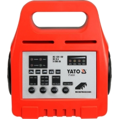 Зарядний прилад YATO 6/12V 8А 5-200Ah, шт