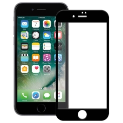 Захисне скло Full screen PowerPlant для iPhone 7, Black
