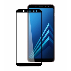 Захисне скло Full screen PowerPlant для Samsung Galaxy A6 (SM-A605) Black