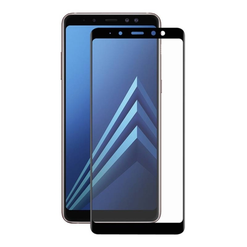 Захисне скло Full screen PowerPlant для Samsung Galaxy A8 (2018), Black