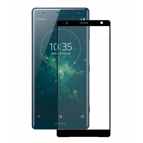 Захисне скло Full screen PowerPlant для Sony Xperia XZ2, Black
