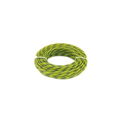 Жилка для тримера безшумна MASTERTOOL SPIRAL SQUARE 2.70 мм 15 м двоколірна 19-0427