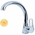 Змішувач HL Ø35 для кухні гуска вухо на гайці AQUATICA (HL-4B130C)