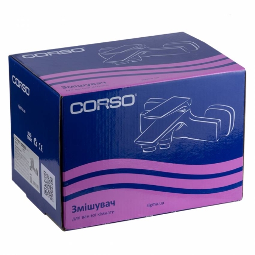 Змішувач MARMORE Ø35 для ванної литої CORSO (DB-1C138C) (9623200)