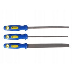 набір напилків 3 од. 200мм (плоский, круглий, тригранний) СТАНДАРТ SFF0301